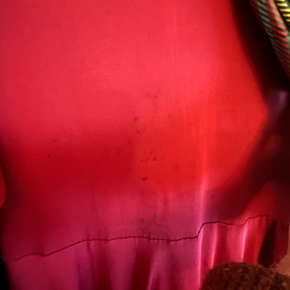 Red dress with Christmas plaid - Picture 2 of 4